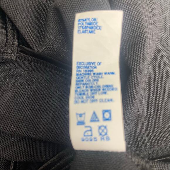 Warner's Vintage Sheer Black Striped Romantic Camisole Lingerie Tank Top Sz L - Picture 3 of 7